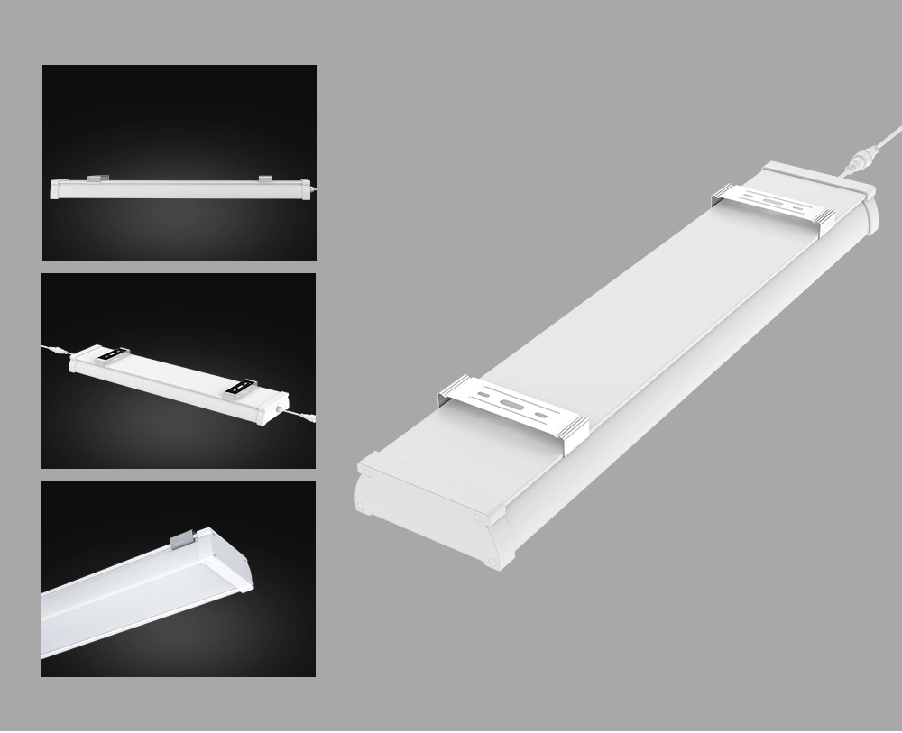 Patent Design Rectangle LED Tri-Proof Light Dustproof Fixture 40W IP65 Waterproof