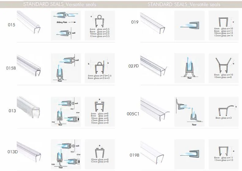 PVC Plastic Gasket Strips Door Seal Extruded Profile