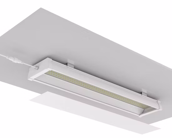 特許取得済みデザインの角型LED防塵ライト 40W IP65防水