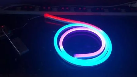 LED ネオンフレックス IP65 クリスマス装飾屋外照明抗 UV RGB LED テープメッシュチューブネオンストリップ柔軟なロープライトストリップ
